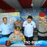 Kapolres Tulang Bawang Barat Cek dan Kontrol Pos Pelayanan (Pos Yan) Rest Area 215 Trans Tol Trans Sumatera Ops lilin Krakatau 2025