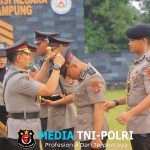 123 Bintara Polri Resmi Dilantik, Pendidikan Pembentukan 2025 di SPN Polda Lampung Ditutup