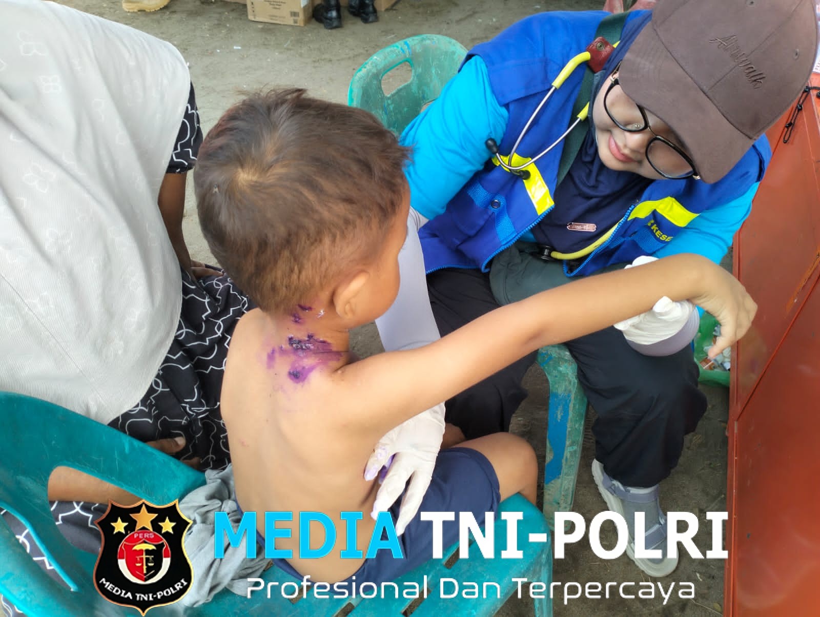 Kodam Iskandar Muda Gelar Trauma Healing dan Pengobatan Gratis di Lokasi Pengungsian Desa Bungkah