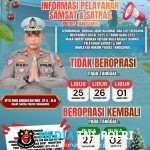 Polres Tanggamus Umumkan Jadwal Pelayanan Selama Libur Natal 2025 dan Tahun Baru 2026