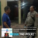Personil Polsek Ngabang Laksanakan Patroli Malam Hari Untuk Ciptakan Kamtibmas Yang Kondusif