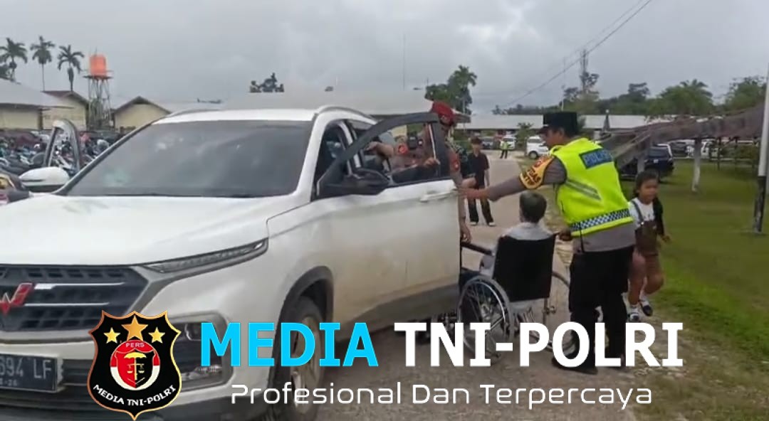 Di Hari Natal, Polres Landak Tunjukkan Wajah Humanis Polri