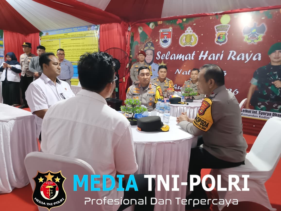 Waka Polda Lampung Apresiasi Kesiagaan Polres Mesuji Jaga Keamanan Jalur Lintas Sumatera
