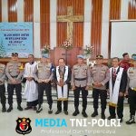 Divpropam Polri Tinjau Pos Pelayanan dan Gereja di Lampung Tengah, Tekankan Pelayanan Humanis