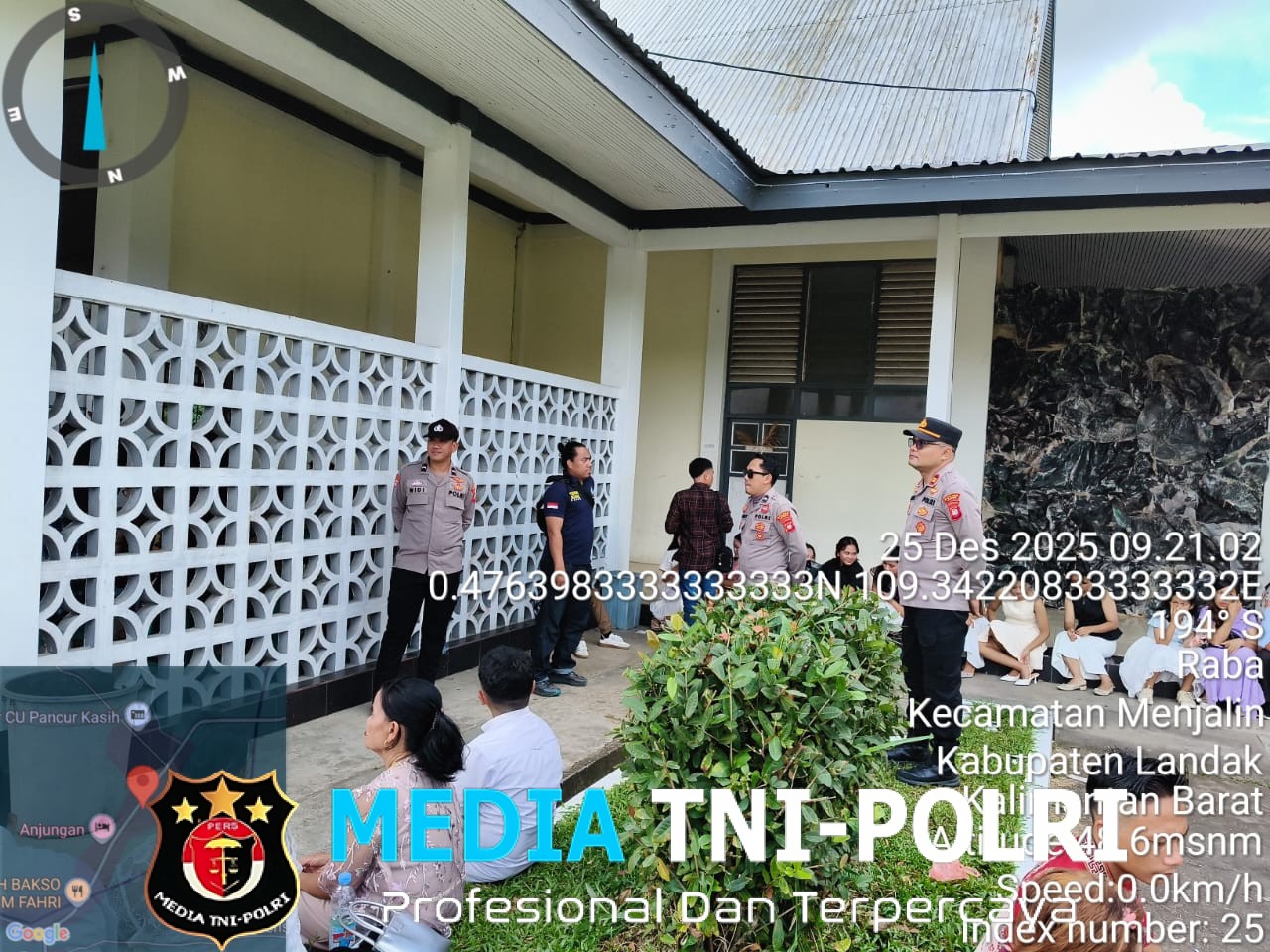 Pengamanan Natal 2025, Polsek Menjalin Wujudkan Ibadah Aman dan Nyaman