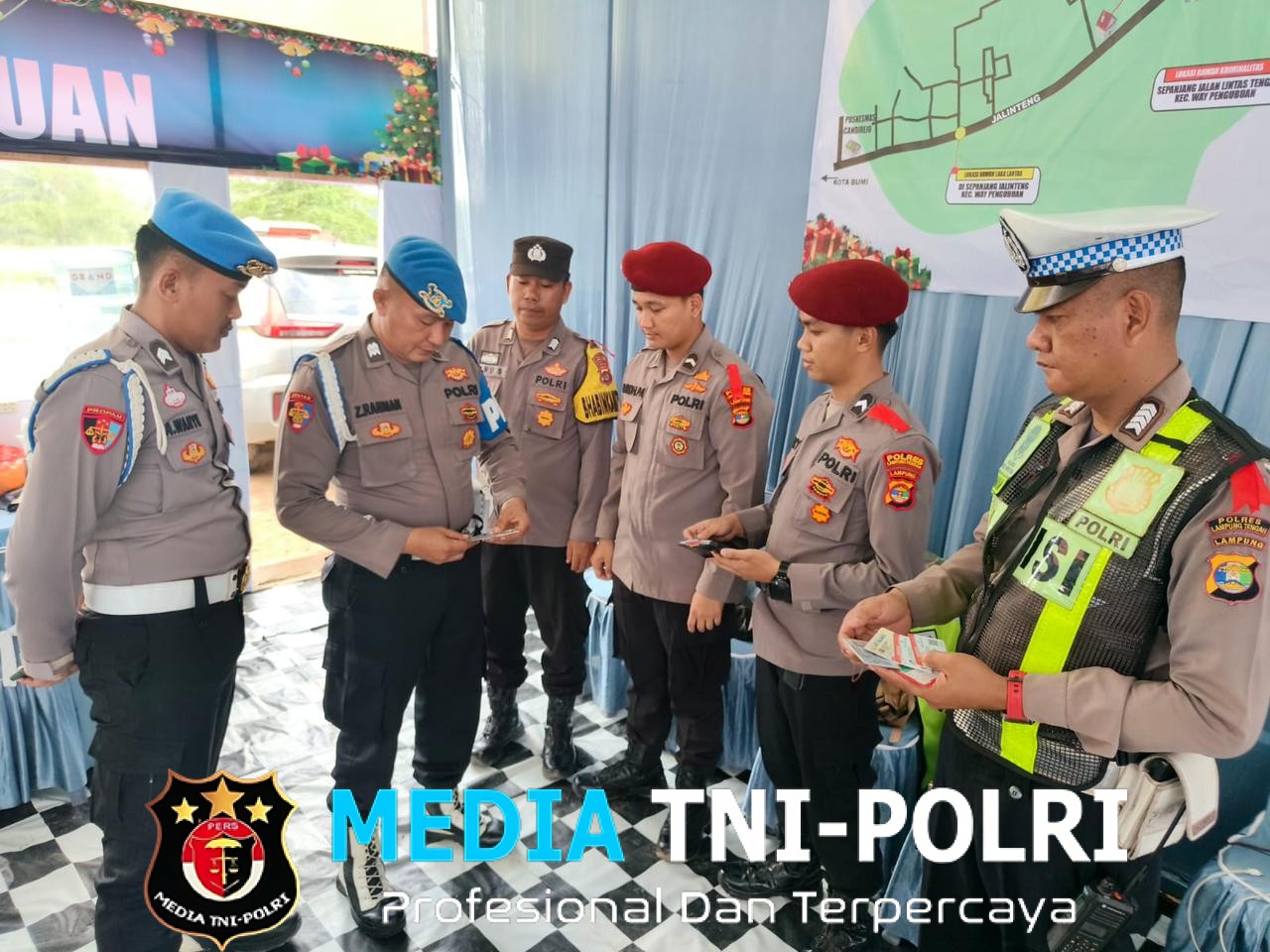 BidPropam Polda Lampung Lakukan Pengawasan Intensif Pada Posko Jajaran Operasi Lilin Krakatau 2025