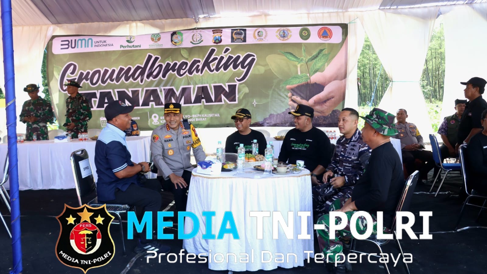 Kasdim 0825 Banyuwangi Bersama Forkopimda Turun Langsung Hijaukan Kalisetail, Langkah Cegah Bencana Hidrometeorologi