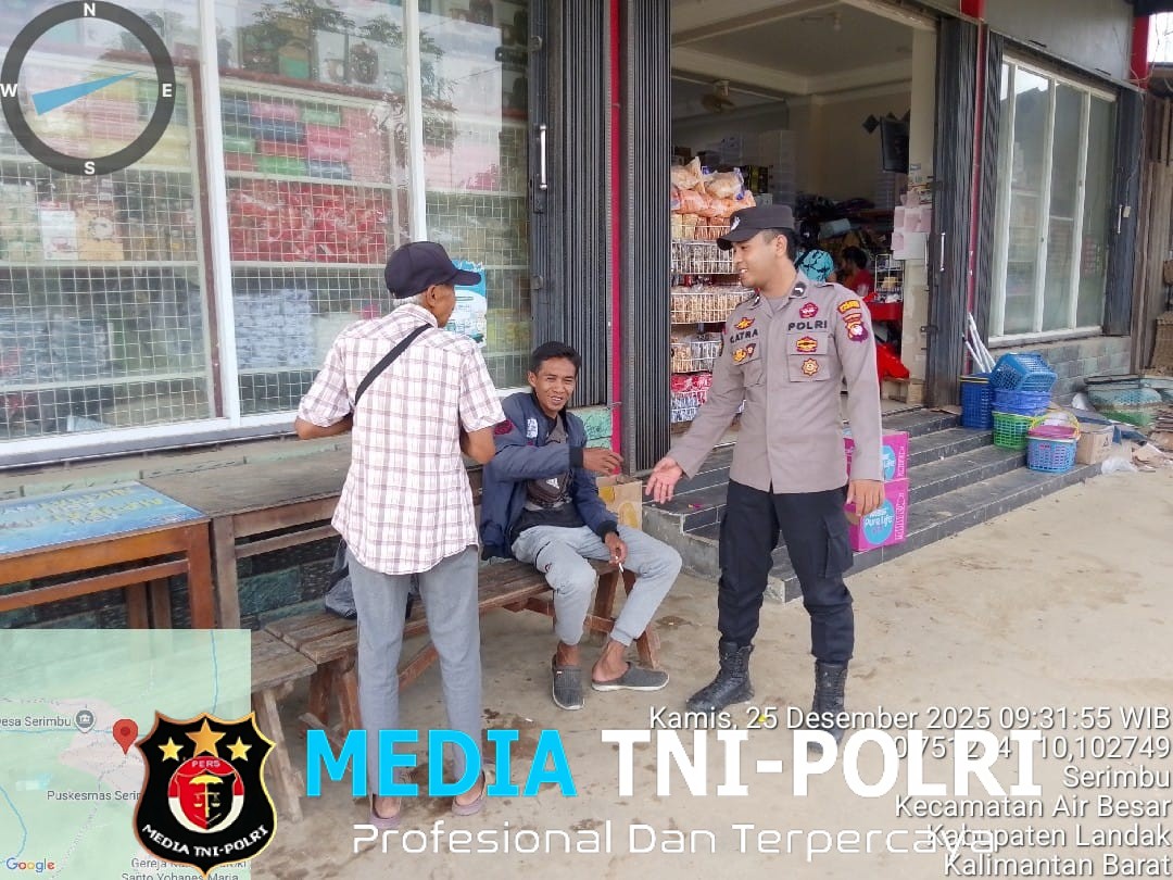 Polisi Sambangi Warga Saat Siang Hari, Kamtibmas Tetap Terjaga