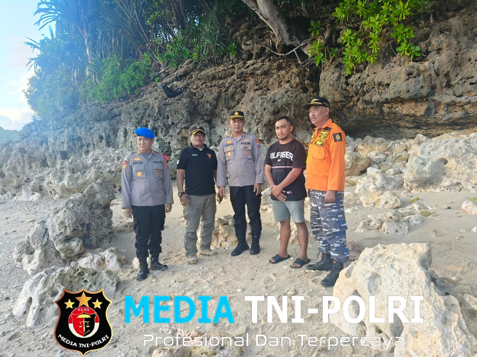 Video Buaya di Pantai Watu Leter Viral, Polres Malang Minta Wisatawan Tak Panik