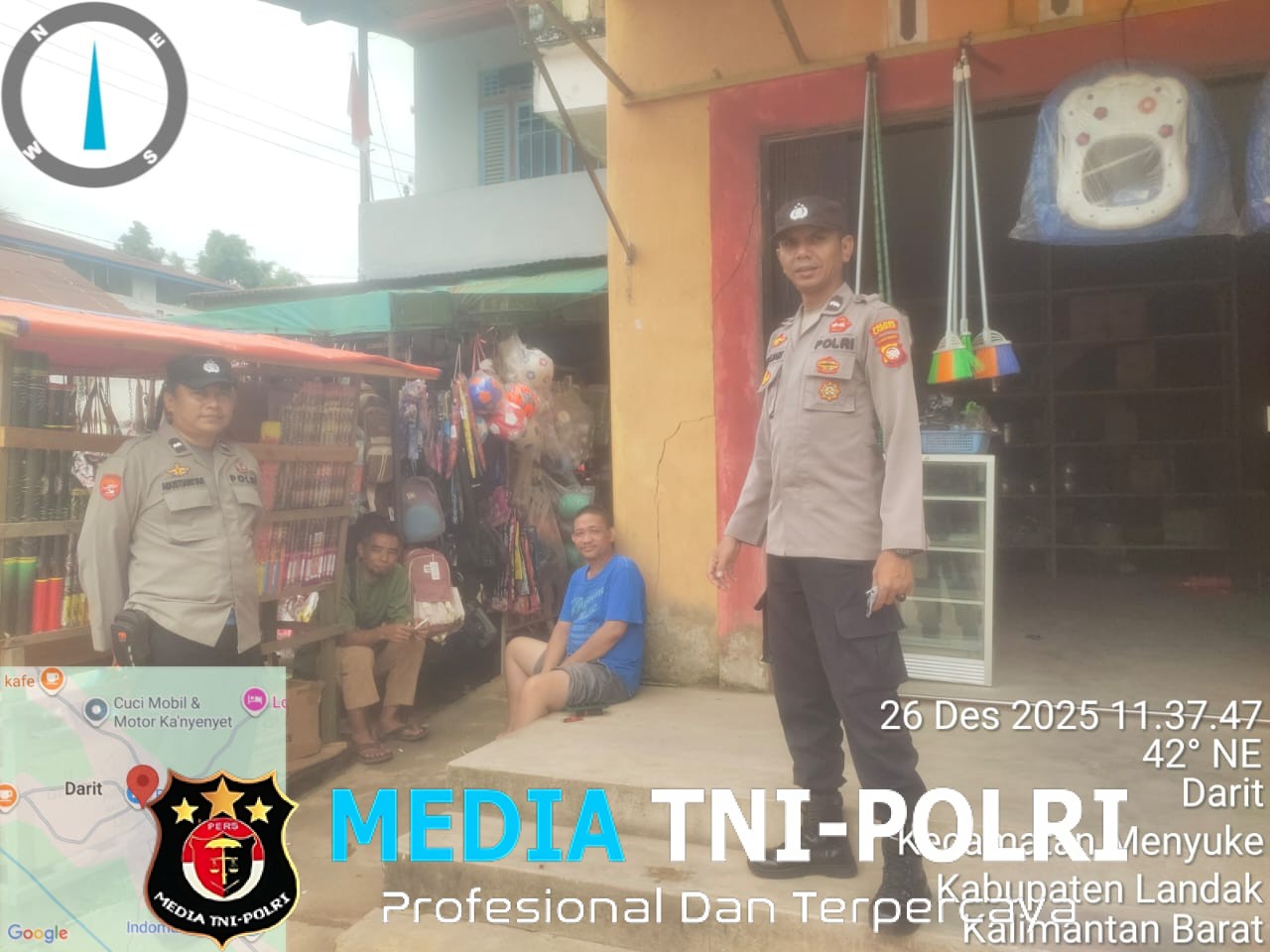 Polsek Menyuke Laksanakan Patroli Siang Hari Jaga Situasi Kamtibmas