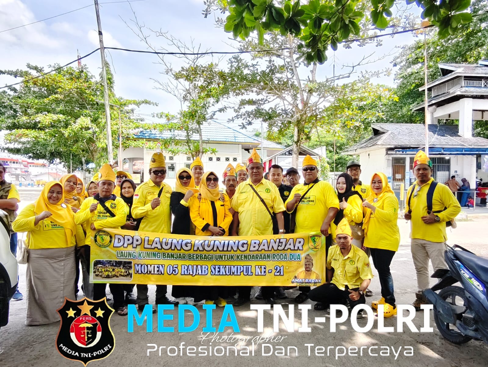 5.500 Bungkus Snack Disediakan Laung Kuning Banjar untuk Jamaah Haul Tuan Guru Sekumpul di Balikpapan