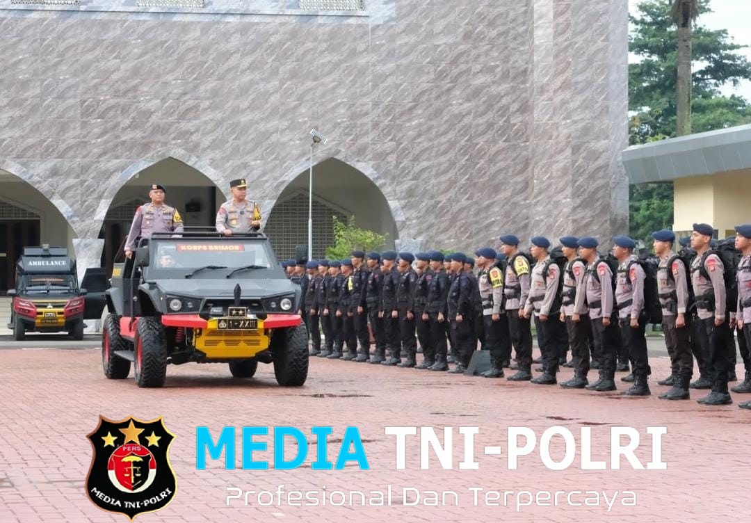 Lepas 100 Personel Brimob Operasi Aman Nusa II ke Aceh, Kapolda Banten ‘Jadilah Harapan bagi Masyarakat’