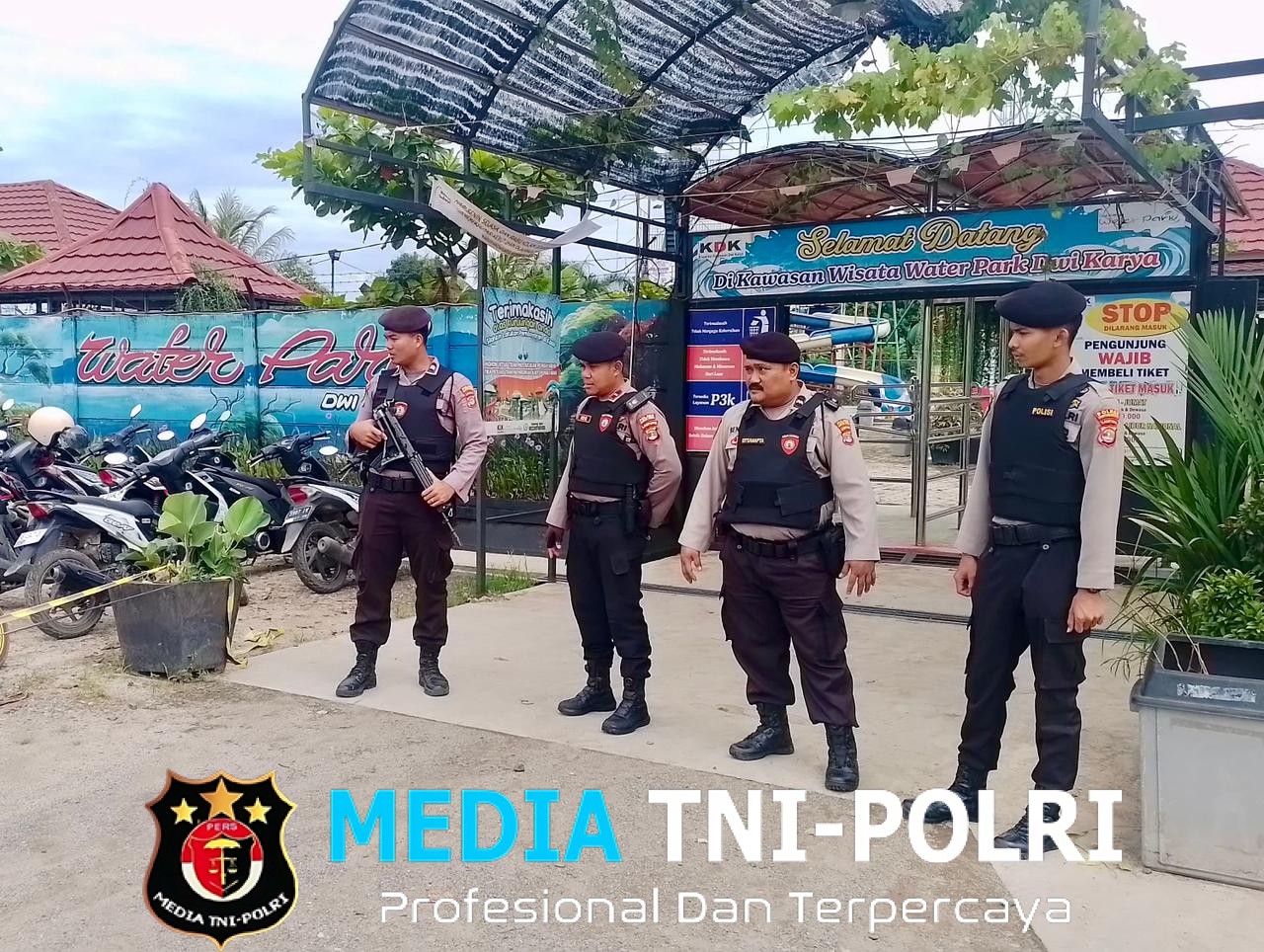 Polres Lampung Tengah Pastikan Keamanan Objek Wisata Selama Libur Nataru 2025–2026