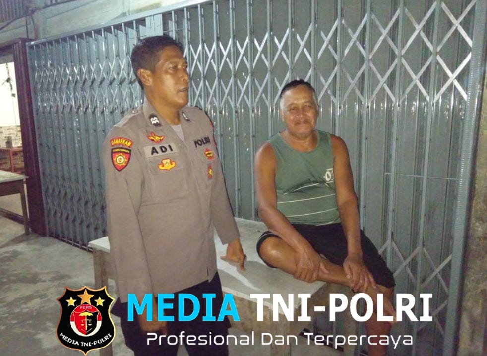 Polisi Hadir di Tengah Masyarakat, Patroli Malam Ciptakan Rasa Aman di Mandor