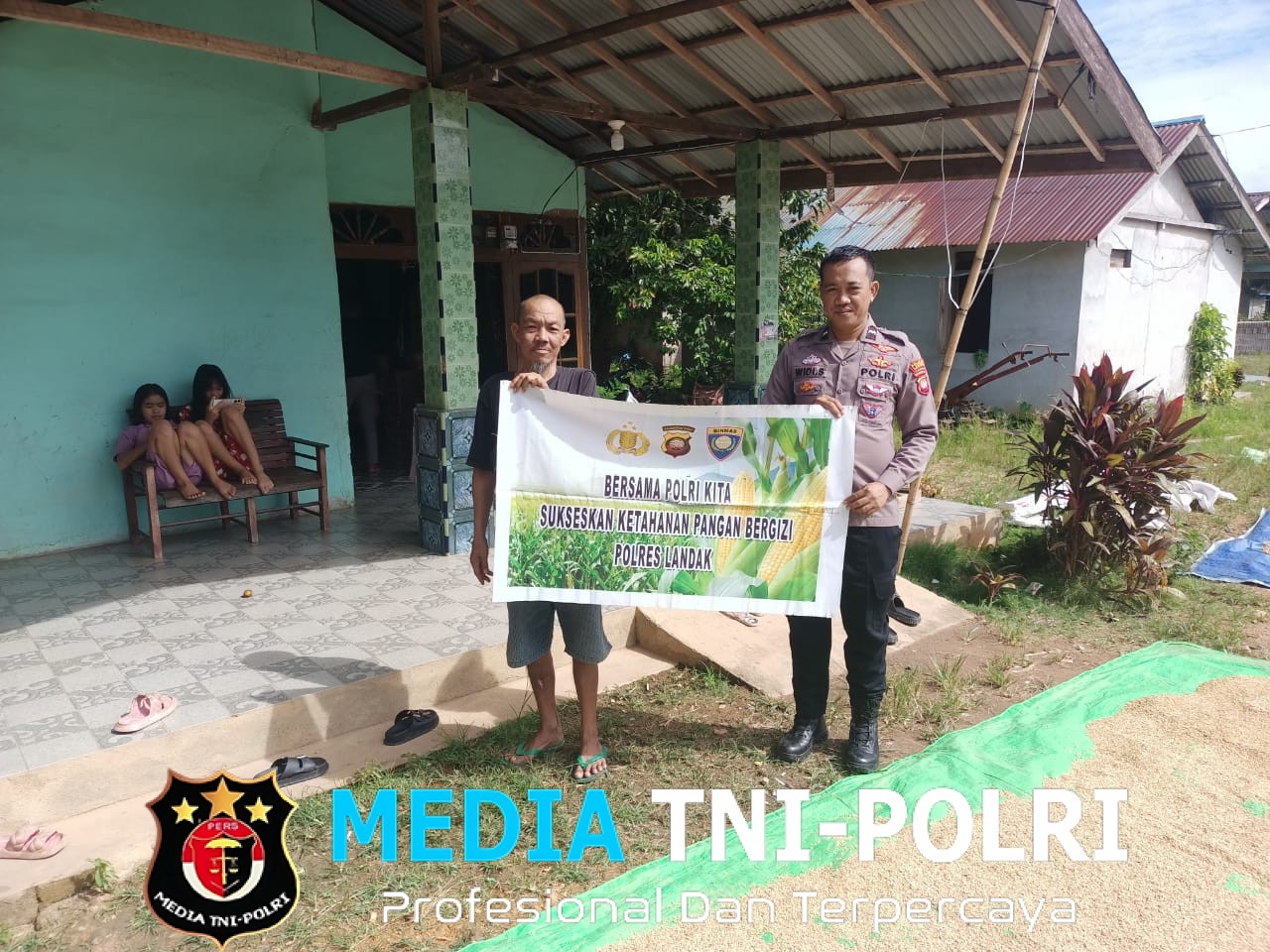 Dukung Ketahanan Pangan Bergizi, Polsek Menjalin Sambangi Warga di Kecamatan Menjalin