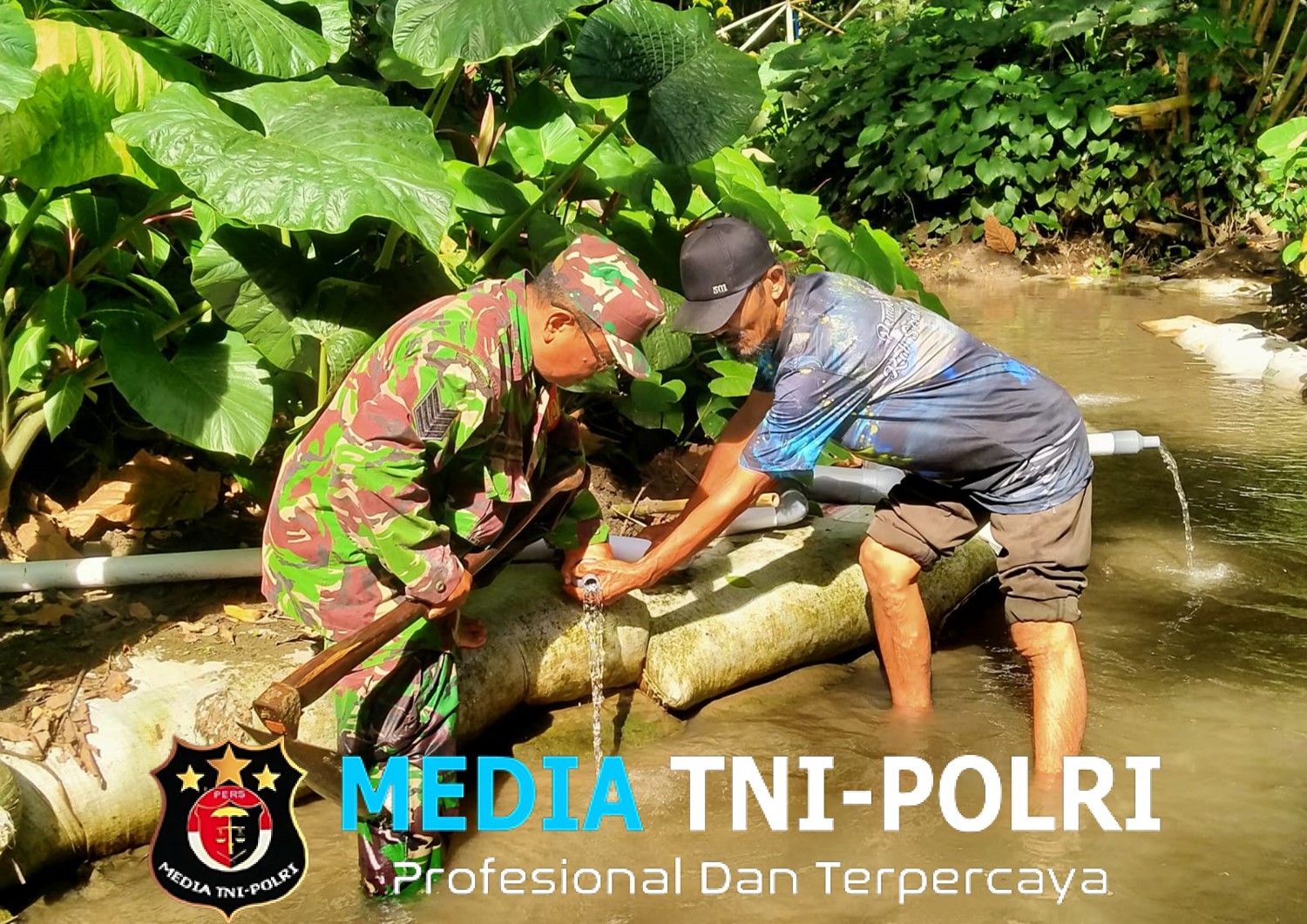 Babinsa Bendowulung Ajak Warga, Jaga Kebersihan Dan Kelestarian Sumber Mata Air