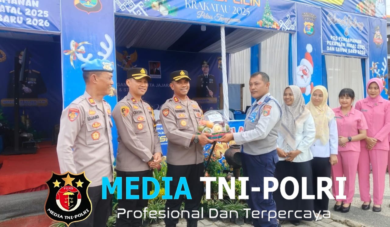 Kapolres Tanggamus dan Bhayangkari Beri Bingkisan Petugas Pospam Nataru, Wujud Dukungan di Tengah Pengamanan
