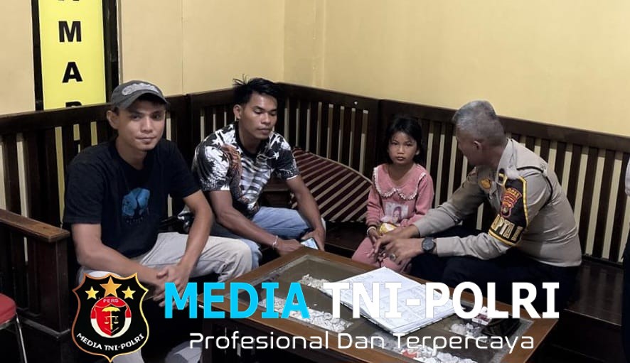 Pamapta II Polres Tanggamus Tangani Penemuan Anak Perempuan di Kota Agung Timur
