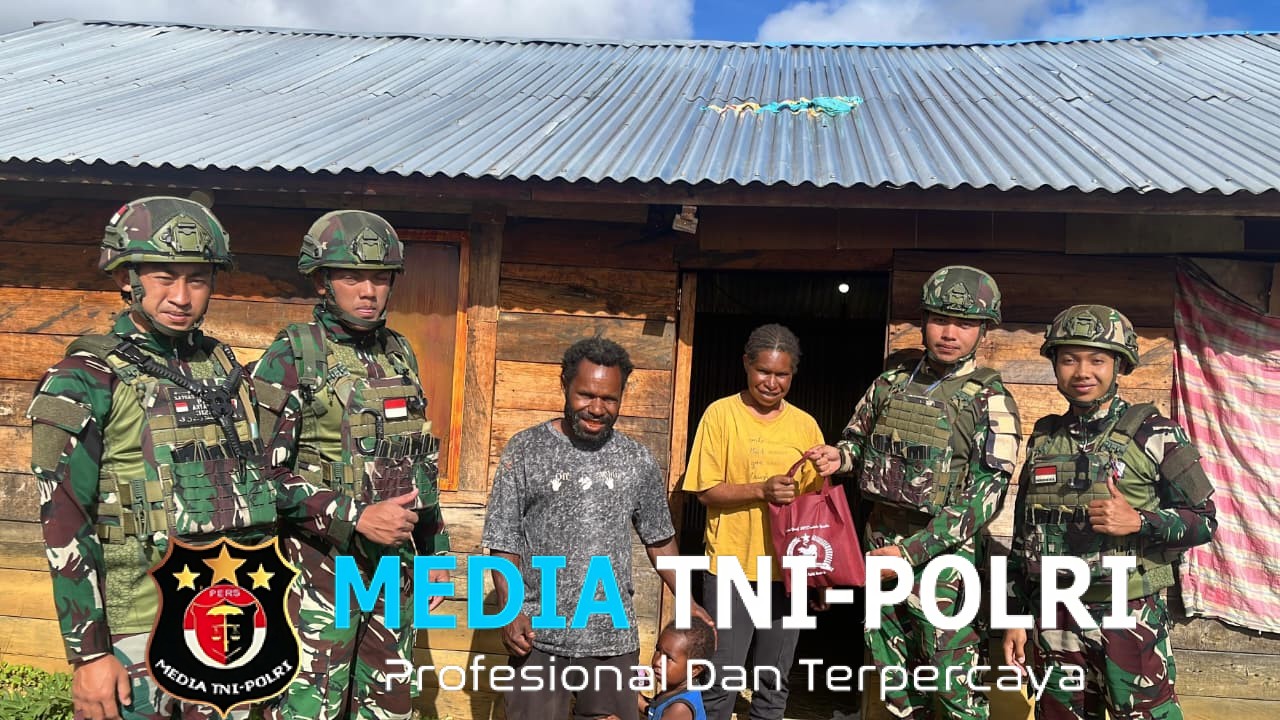 Peduli dan Kasih TNI Satgas Yonif 521/DY Membawa pesan damai, harapan, dan Memastikan Perayaan Natal dan Menyambut Tahun Baru 2026 Berjalan Aman serta Bermakna Bagi Masyarakat Papua