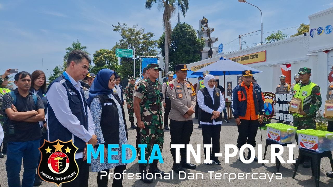 Dandim 0825/Banyuwangi Dampingi Kasdam V/Brawijaya, Kabasarnas Turun Langsung Pantau Benteng Keselamatan Nataru di Gerbang Jawa–Bali