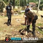 Polri Hadir untuk Pemulihan Pasca Banjir di Sei Lepan, Gelar Bakti Kesehatan dan Gotong Royong Bersama Warga