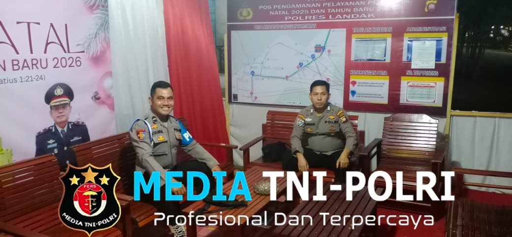 Personel Pos Pam Nataru Sambangi Warga, Sampaikan Pesan Kamtibmas