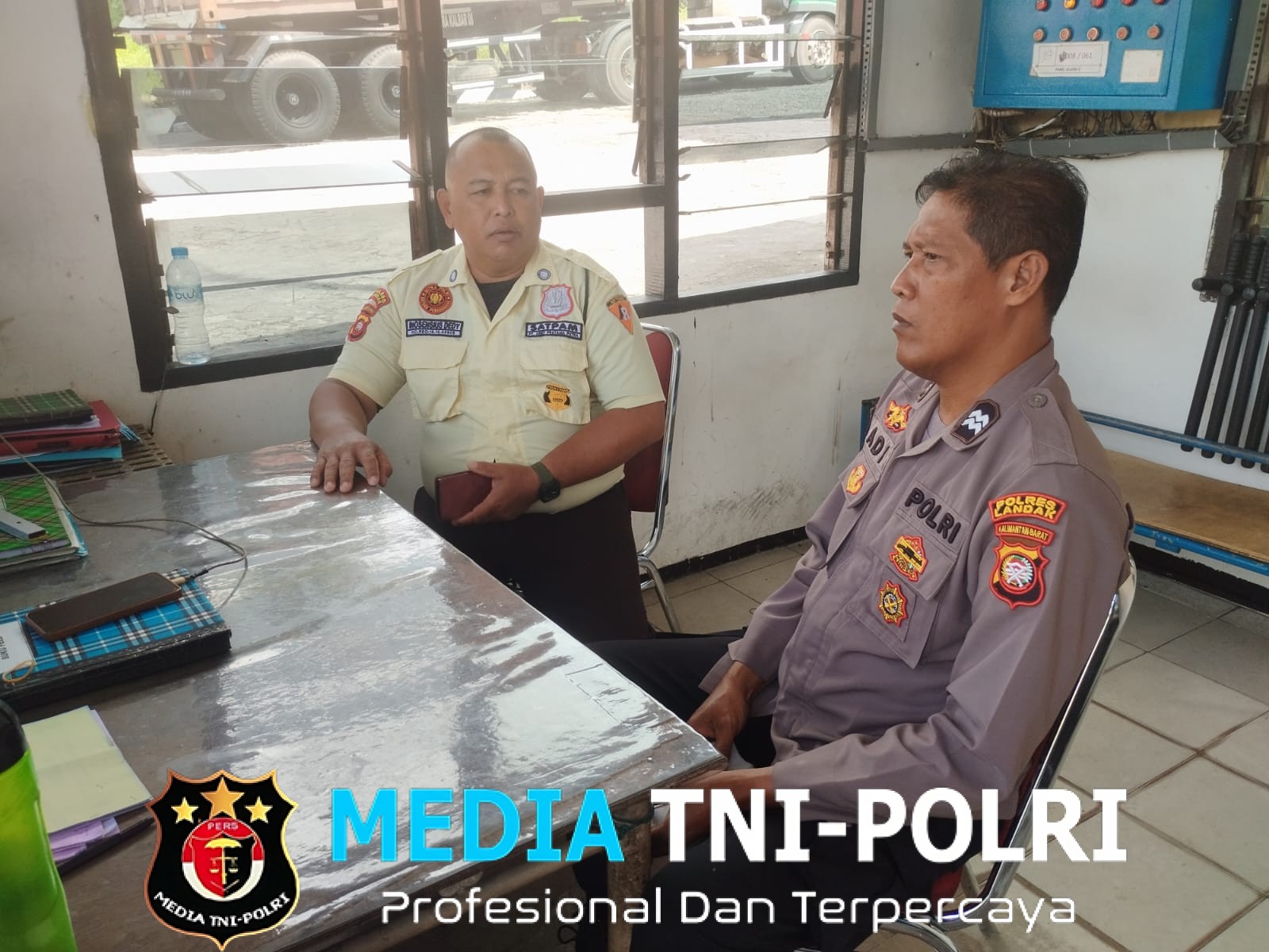 Bersama Satpam, Polisi Perkuat Keamanan Jelang Tahun Baru