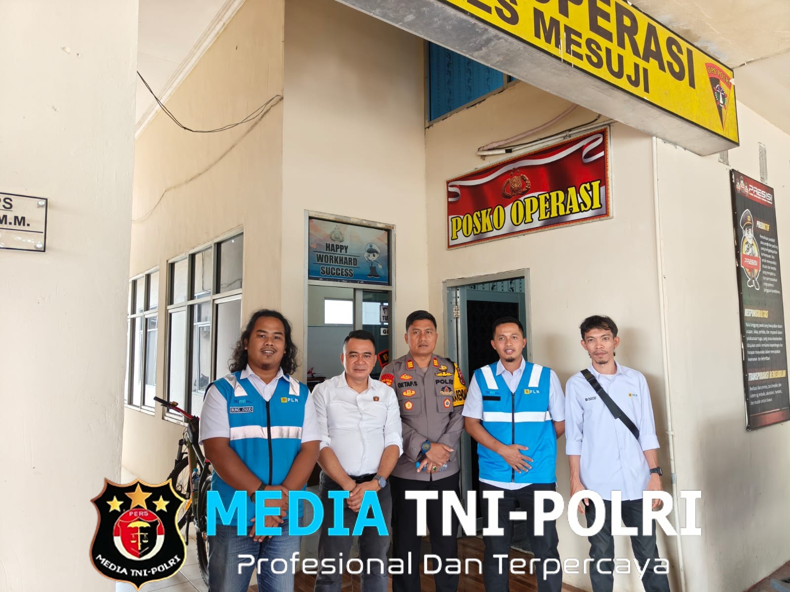 Wujudkan Perayaan Aman, Polres Mesuji dan PLN Perkuat Koordinasi Antisipasi Cuaca Ekstrem