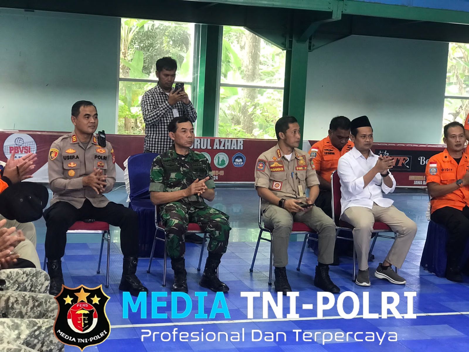 Polsek Setu Monitoring Workshop Pemberdayaan Masyarakat Bidang Pencarian dan Pertolongan di Wilayah Rawan Bencana