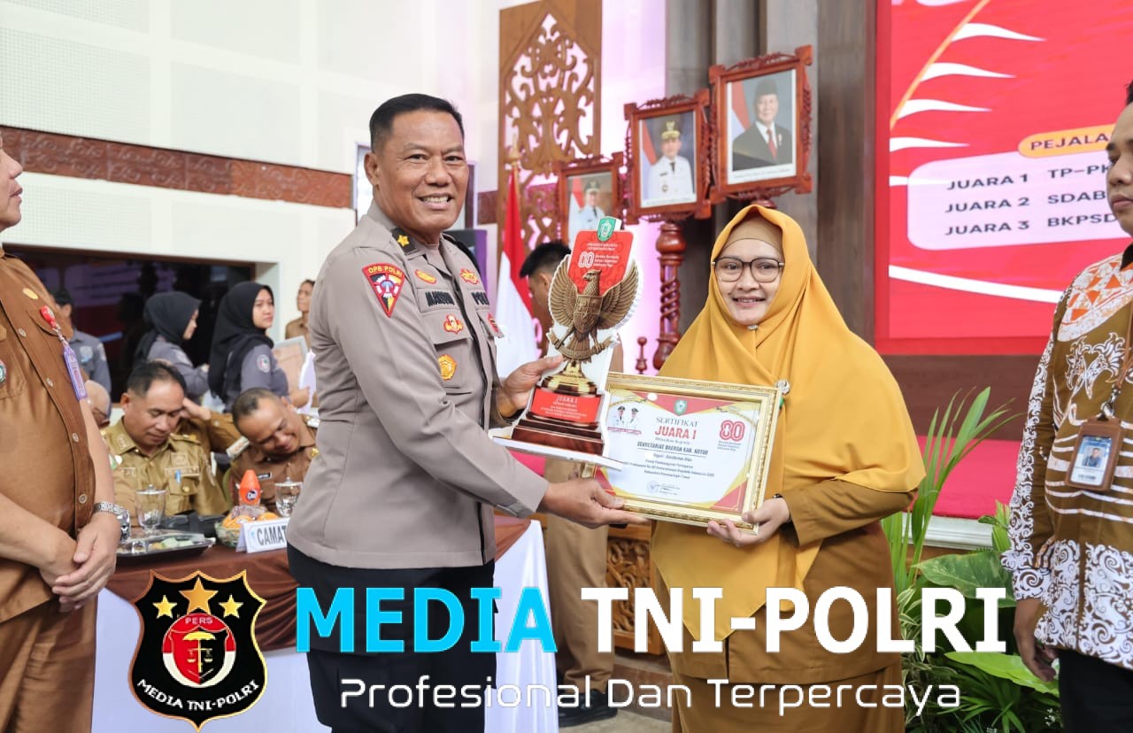 Polres Kotim Mengikuti Rapat Evaluasi Dan Paparan Akhir Tahun 2025 Kabupaten Kotim