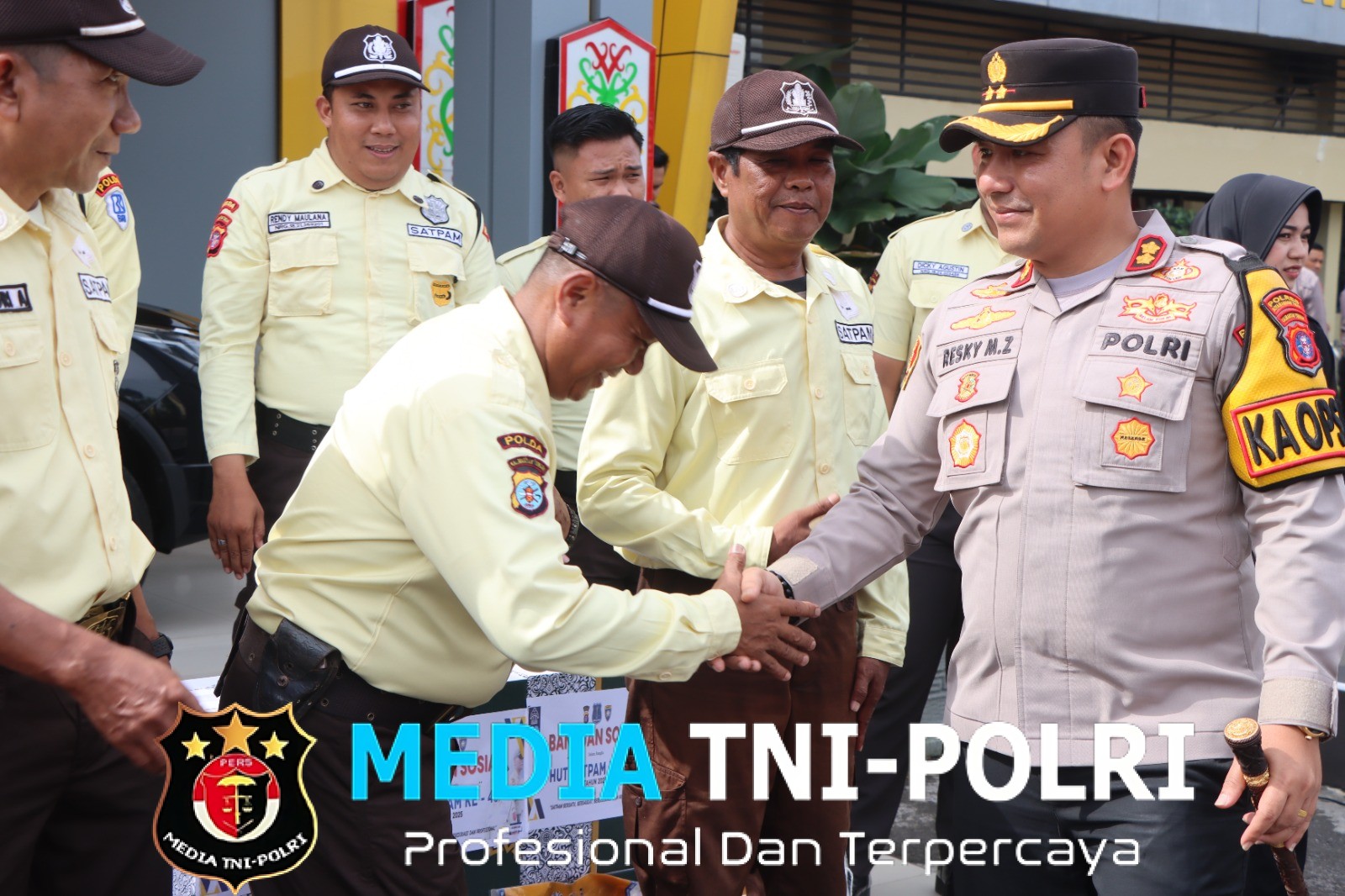 Berikan Bantuan Sosial Dalam Giat Hari Ulang Tahun Satpam Ke – 45 Tahun 2025