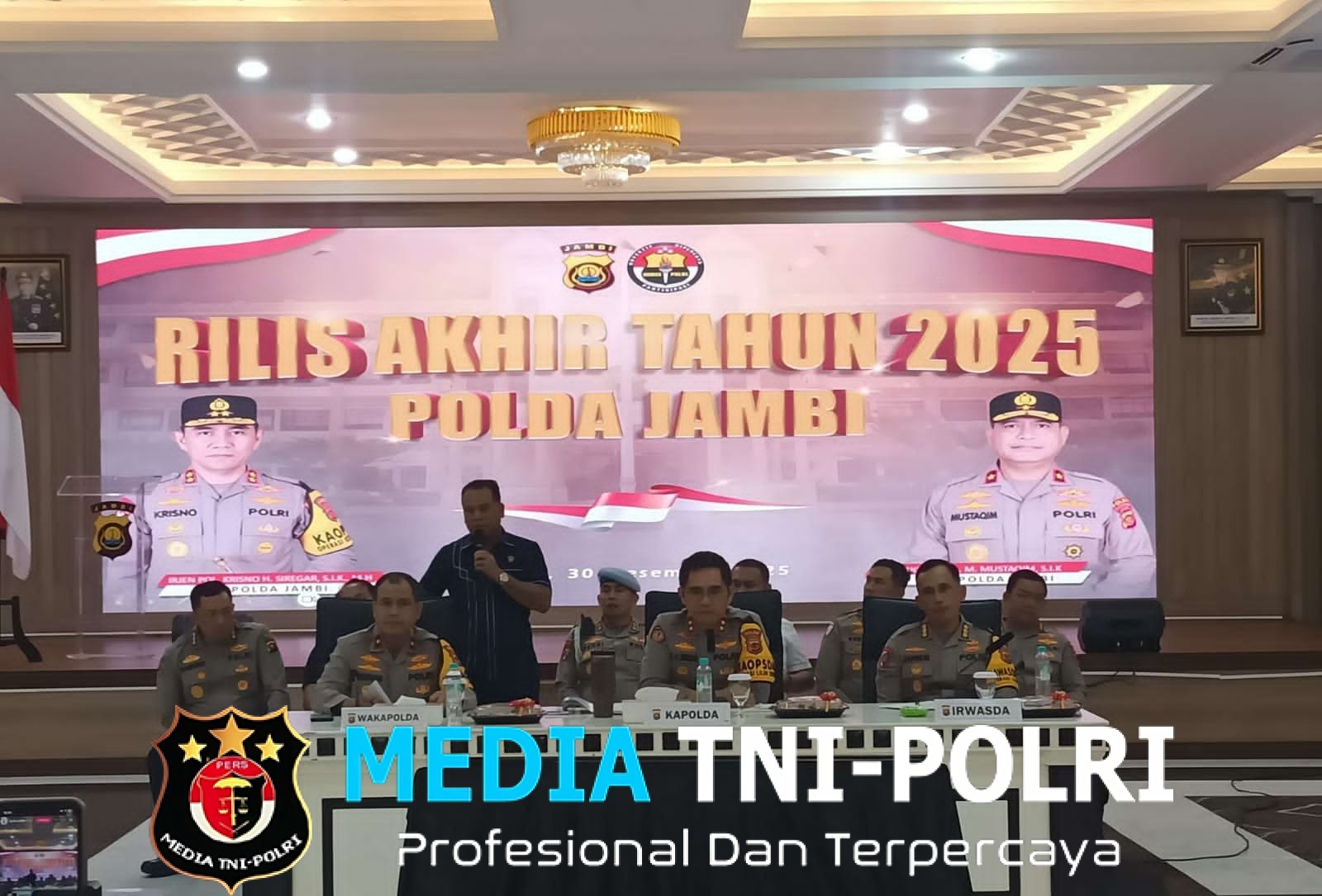 Polda Jambi Sampaikan Pencapaian Kinerja Terbaik Tahun 2025