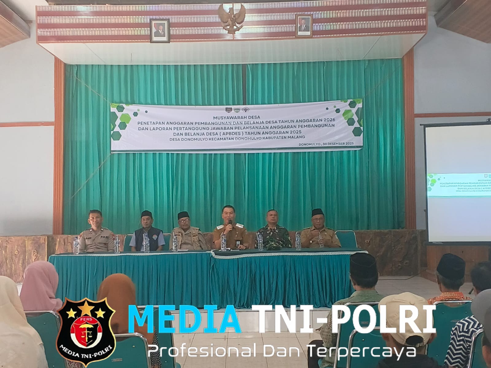 Danramil 0818/11 Donomulyo Hadiri Musyawarah Desa Penetapan APBDes 2026