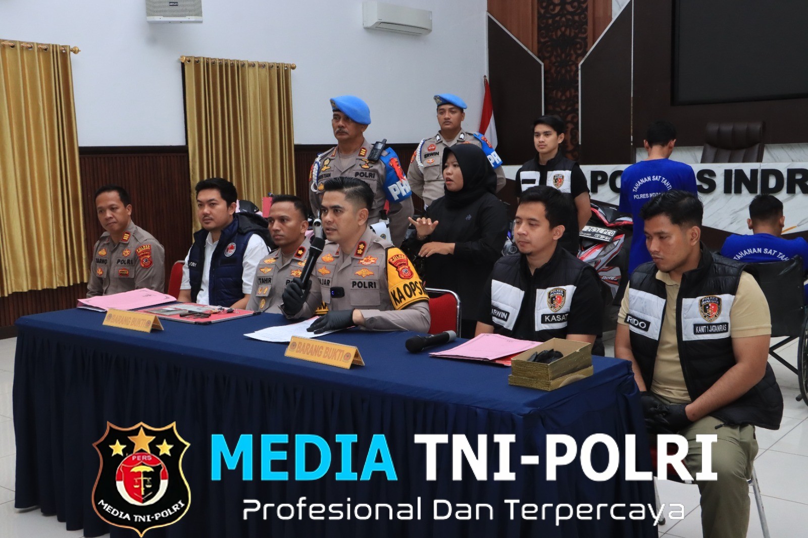 Polres Indramayu Jajaran Polda Jabar Ungkap Kasus Curanmor, Tiga Tersangka Diamankan