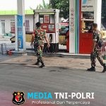 Jelang Perayaan Tahun Baru, Koramil Laksanakan Patroli Keliling Wilayah