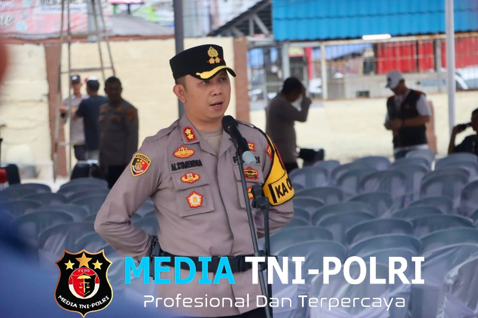 Kapolres Lampung Tengah Pimpin Langsung Apel Kesiapan Pengamanan Malam Tahun Baru 2026