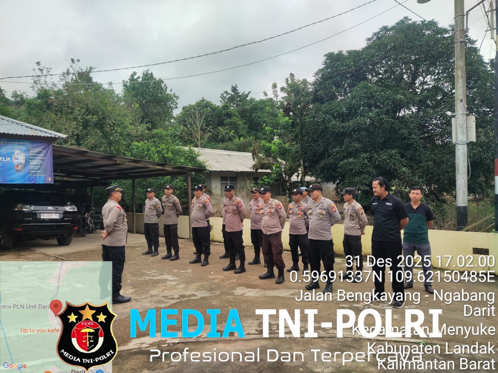 Persiapan Pengamanam Malam Tahun Baru Polsek Menyuke Laksanakan Apel Konsolidasi