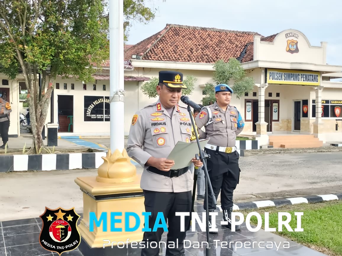 Operasi Lilin 2025 Kapolres Mesuji Pimpin Apel Gelar Pasukan Pengamanan Malam Pergantian Tahun
