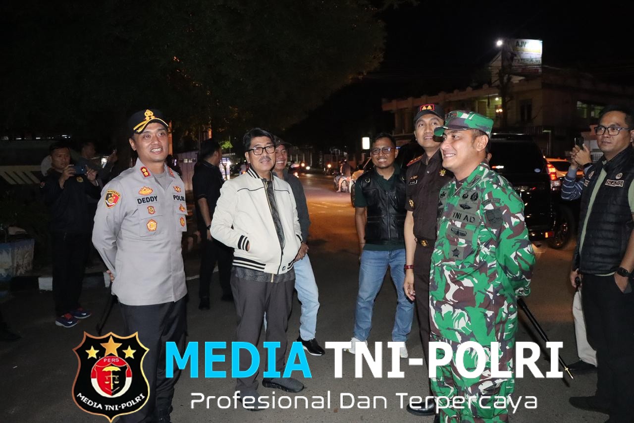 Pastikan Kamtibmas Malam Tahun Baru 2026 Aman, Forkopimda Lampung Utara Gelar Patroli Gabungan