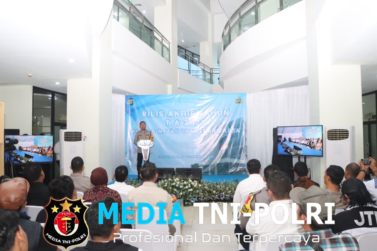 Rilis Evaluasi Pelaksanaan Tugas Polres Metro Tangerang Kota Tahun 2025