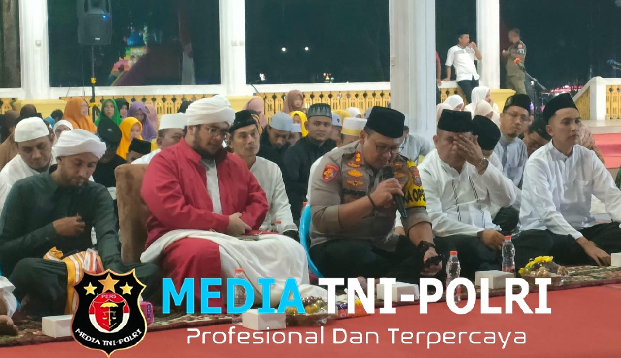 Polres Langkat Gelar Zikir dan Doa Munajat Akhir Tahun Pasca Bencana, Berlangsung Aman dan Kondusif