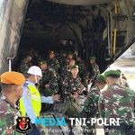 Pesawat Hercules C-130 TNI AU Tiba di Bandara Malikussaleh, Dukung Satgas Pascabencana