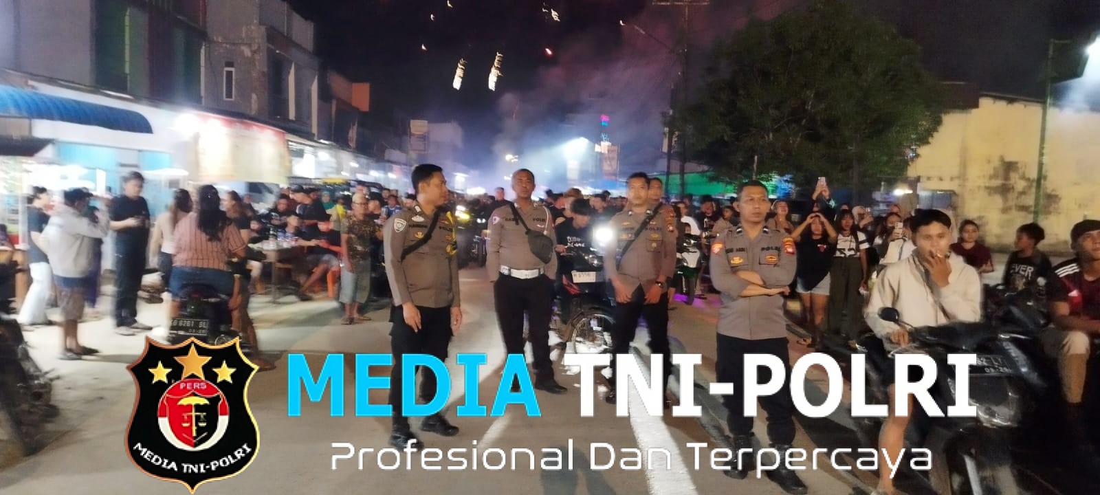 Personel Polsek Mempawah Hulu Amankan Pergantian Malam Tahun Baru 2025–2026