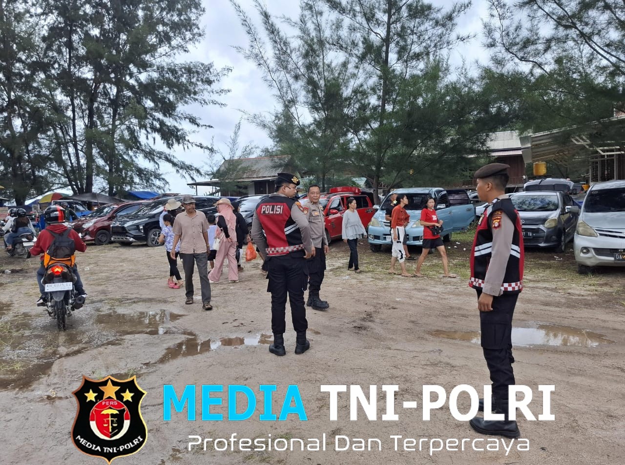 Patroli Presisi Reaksi Cepat Sat Samapta Polres Kotim Sepanjang Pantai Ujung Pandaran