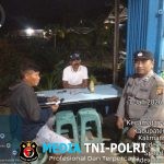 Temui Warga Dalam Patroli malam, Polisi Berikan Himbauan Keamanan