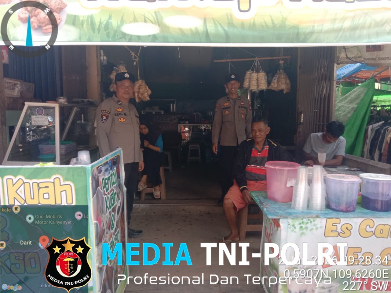 Patroli Siang Rutin Siang Hari Menjaga Kamtibmas Oleh Samapta  Polsek Menyuke