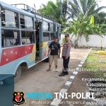 Jaga Keselamatan Berkendara, Polisi Berikan Himbauan kepada Sopir Angkutan Umum