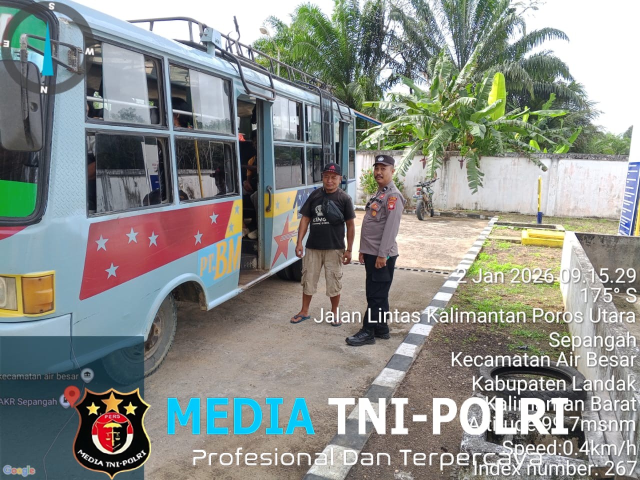 Jaga Keselamatan Berkendara, Polisi Berikan Himbauan kepada Sopir Angkutan Umum