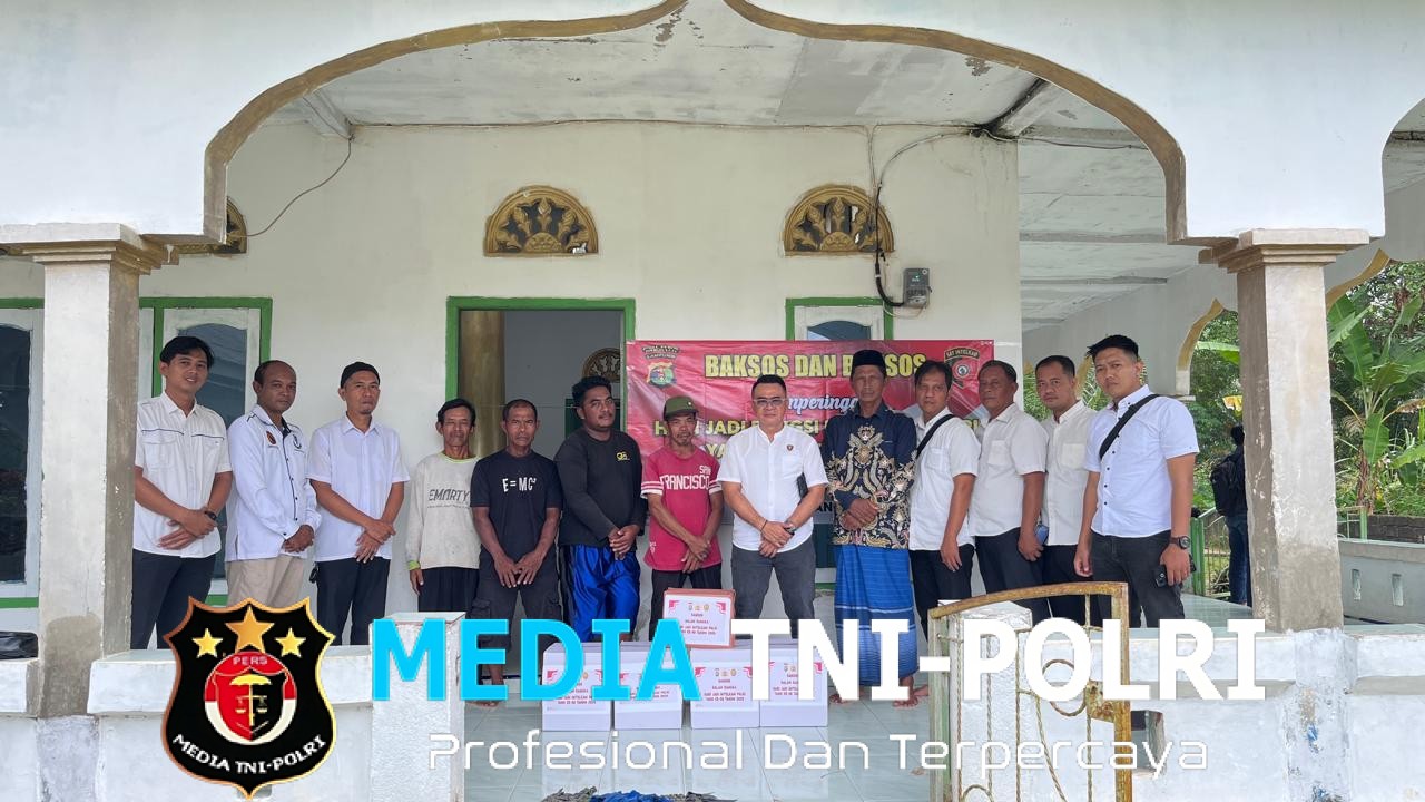HUT ke-80 Sat Intelkam Polres Mesuji Turun ke Masyarakat, Gelar Bakti Sosial hingga Cek Kesehatan Gratis