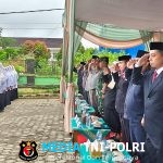 Pasiter Kodim 0420/Sarko Hadiri Upacara Peringatan Hari Amal Bhakti Kemenag RI ke-80 di Merangin